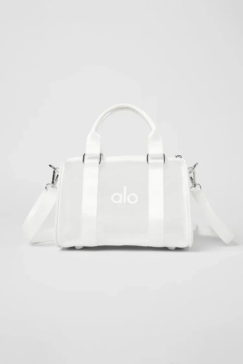 Mini bolso de mano transparente - Blanco