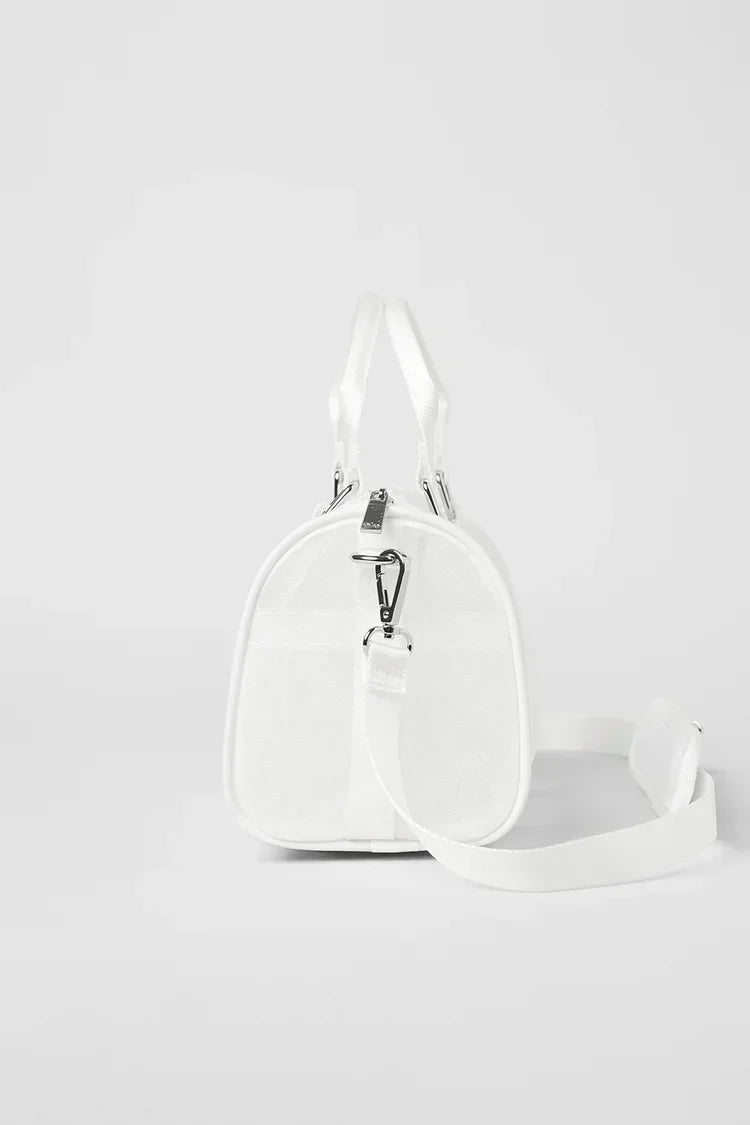 Mini bolso de mano transparente - Blanco