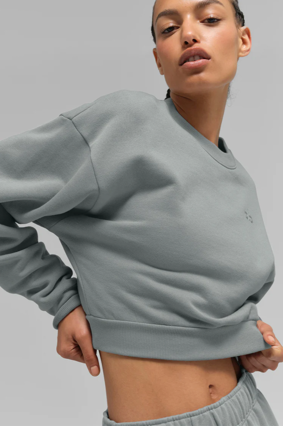 Polerón Accolade Cropped cuello redondo