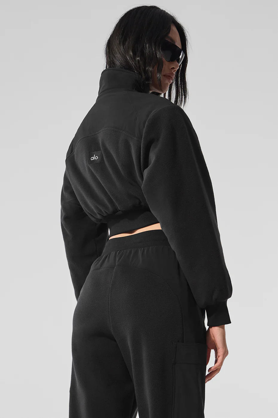 Chaqueta Polar Fleece Cropped Wintry Mix