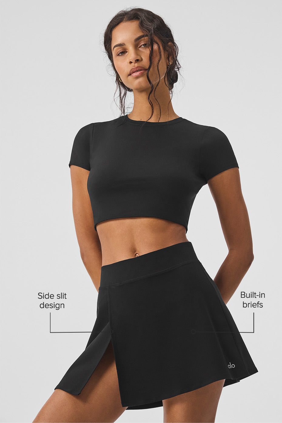 Falda Alosoft Backspin - Negra