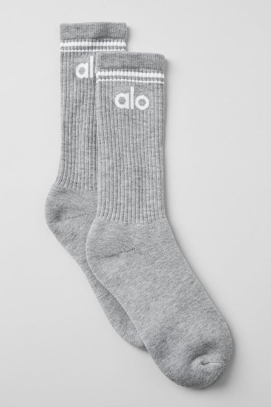 Calcetín unisex retro - Gris
