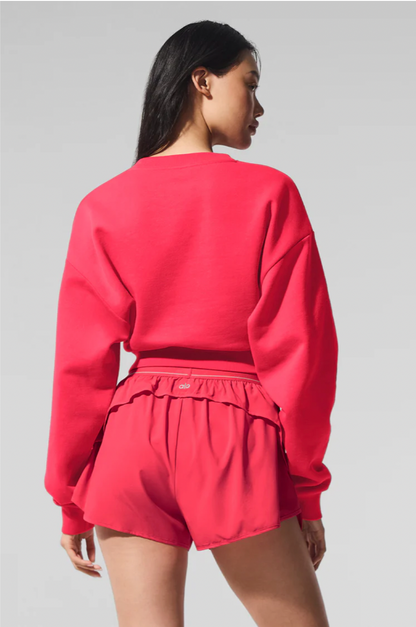 Polerón Accolade Cropped cuello redondo