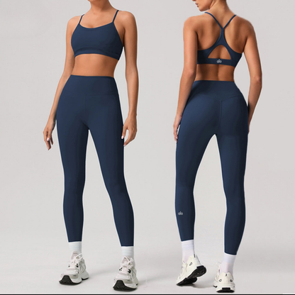 Conjunto Airlift Intrigue Bra + High-Waist Legging