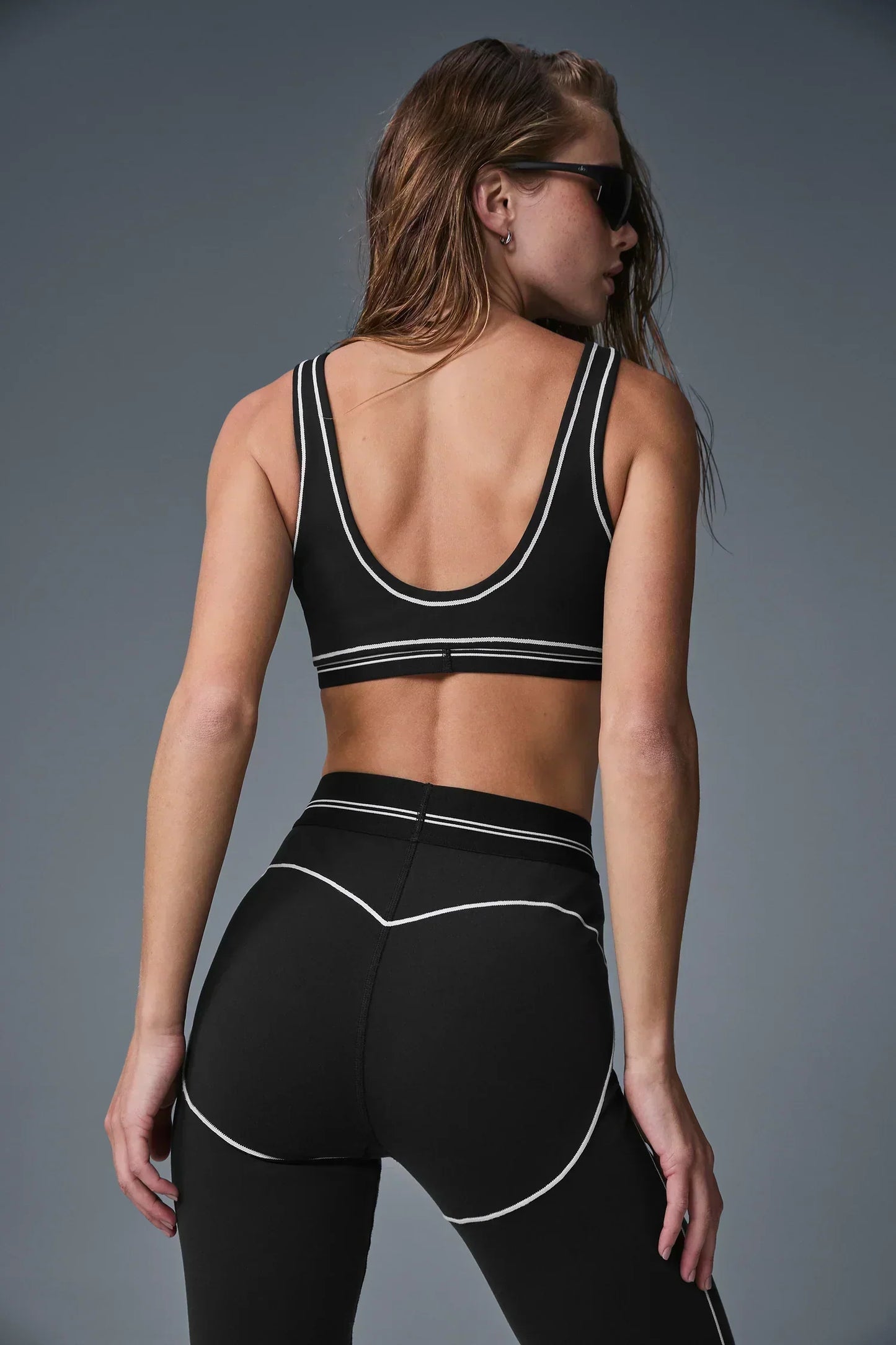 Leggings + sujetador con aerógrafo - SET - Negro